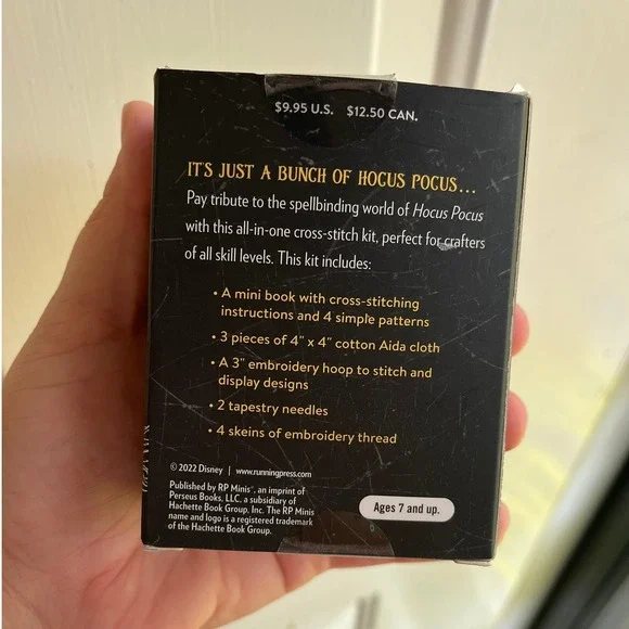 NEW Disney's Hocus Pocus Cross-Stitch 4 Different Pattern Mini Craft Kit‎ - Picture 3 of 6